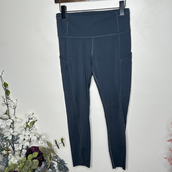 LULULEMON Fast & Free 7/8 Tight II *Non-Reflective Nulux 25" Melanite {D7} - Picture 4 of 7